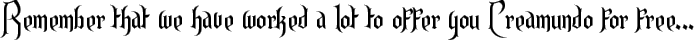 Endor typography TrueType font
