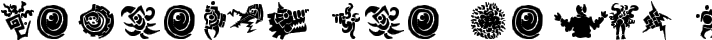 Cthulhu Glyphs fuente tipográfica TrueType TTF